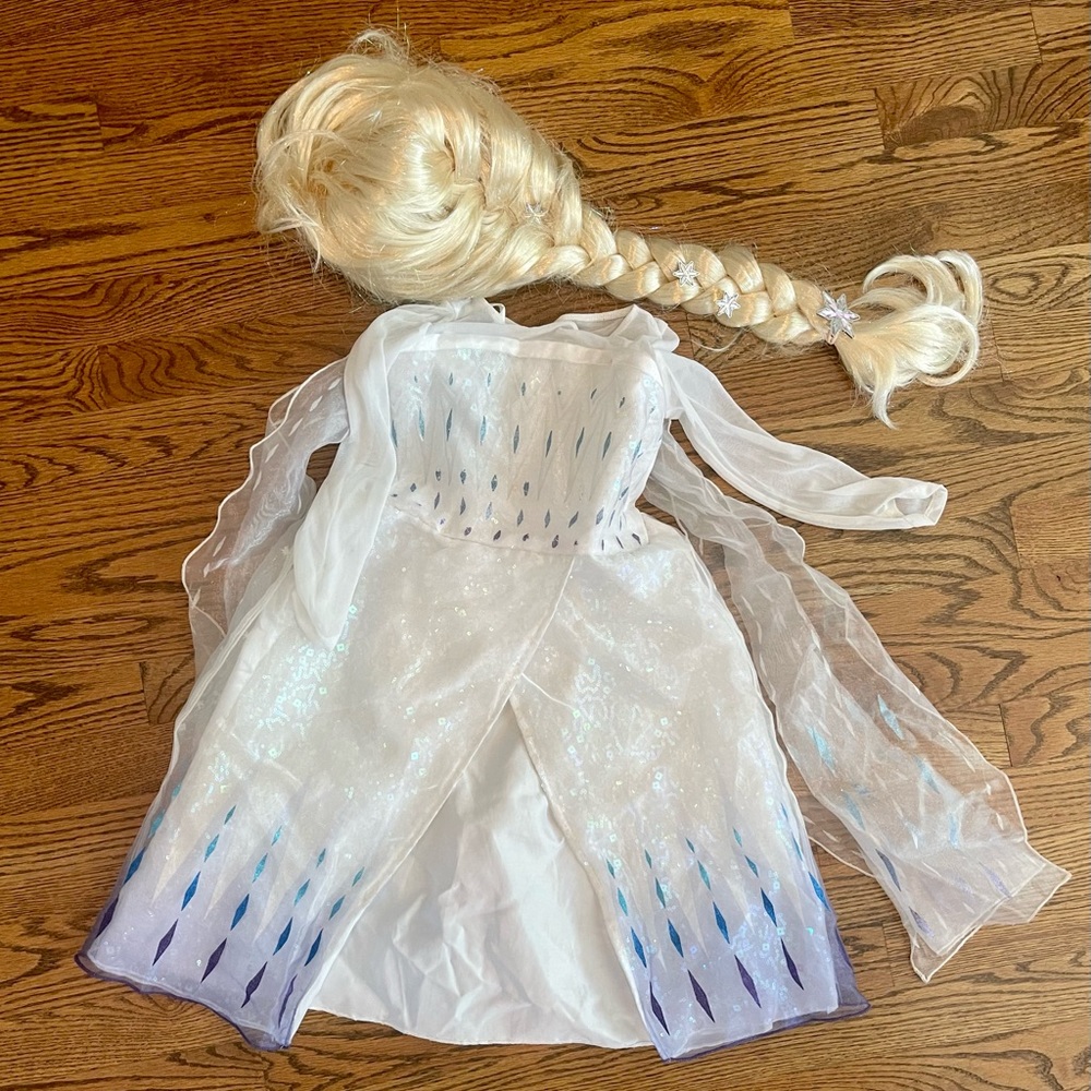 Elsa Costume and Wig Disney Store
